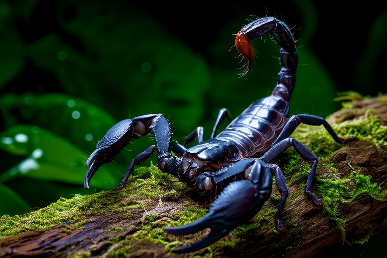 Meet the Spiny Malaysian Forest Scorpion: Heterometrus Spinifer