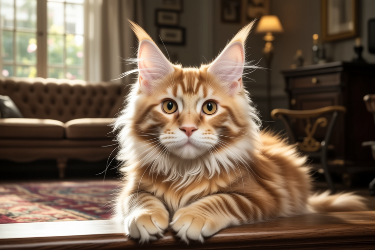 Adorable Maine Coons: From Kittenhood to Kings of the Castle