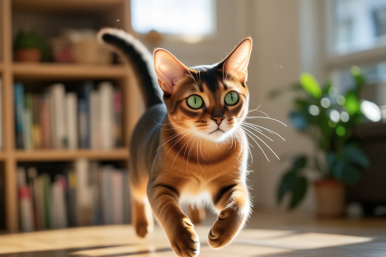 Unveiling the Mystique: Life with an Energetic Abyssinian Cat